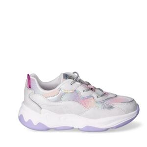 Justice Little Girl & Big Girl Athletic Sport Sneaker Nwot Never Used Size 3